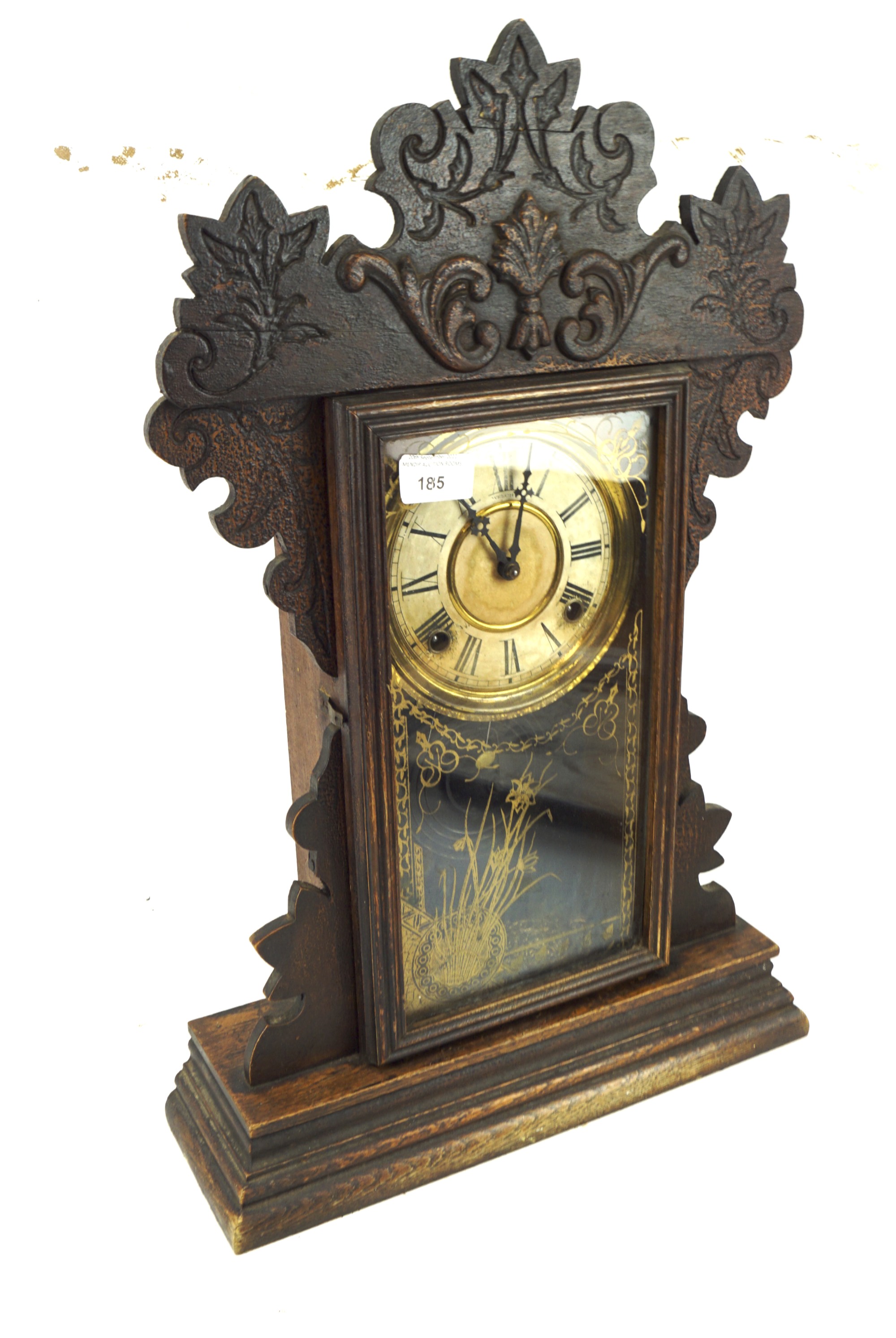 An American Forestville Conneticut mantel clock. - Image 2 of 2