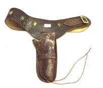 A Western style gun holster.