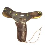 A Western style gun holster.