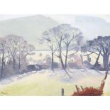 David Brayne RSW (1954), Creech Hill, January Morning, 2018, oil on canvas.