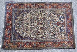 A 19th century had woven Persian rug.