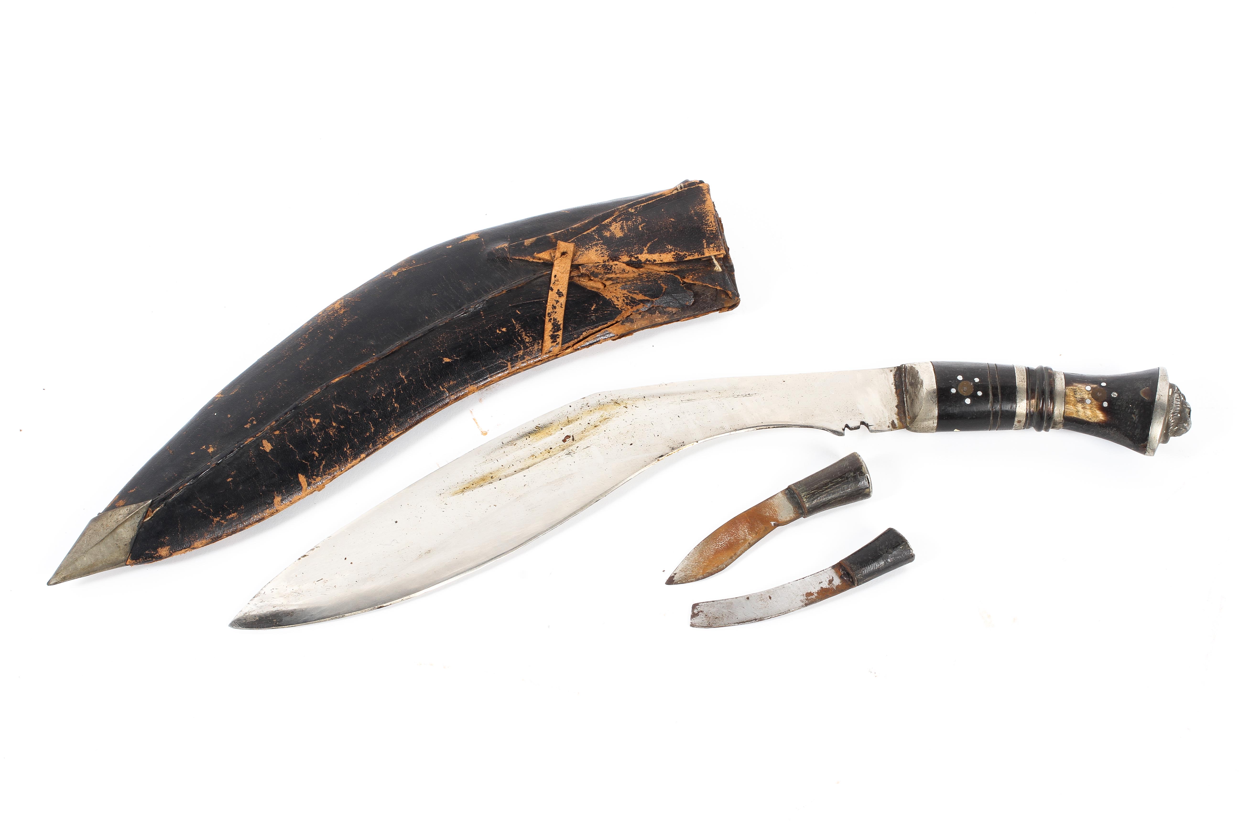 Three cased Khukuri of graduating sizes. - Image 5 of 5