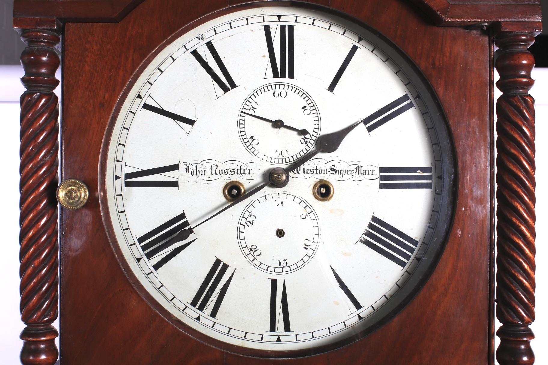 A 19th century mahogany cased eight day grandfather clock. - Image 3 of 4