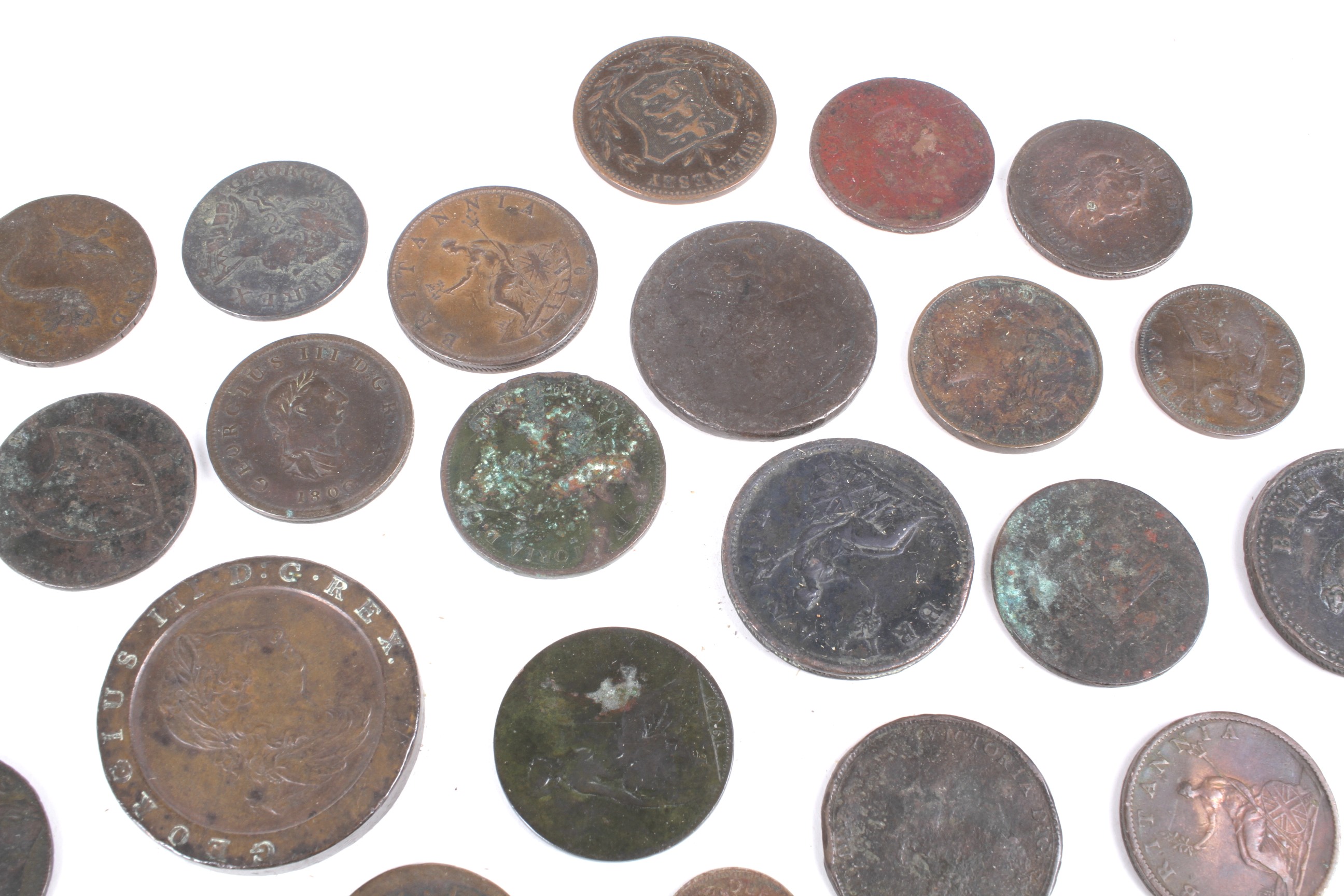 A quantity of copper and bronze coinage. - Image 3 of 5