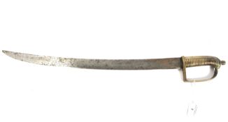 A 19th century French Naval short sword/cutlass.