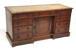 A Victorian mahogany desk.