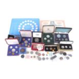 A quantity of world coin sets.