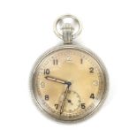 An early 20th century military pocket watch.