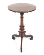 A 19th century and later tilt top occasional table.