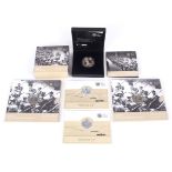 Outbreak of WWI presentation pack coins.
