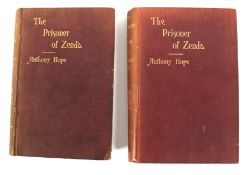 Anthony Hope, The Prisoner of Zenda, Arrowsmith 3/6 Series, two copies of Vol XVIII.