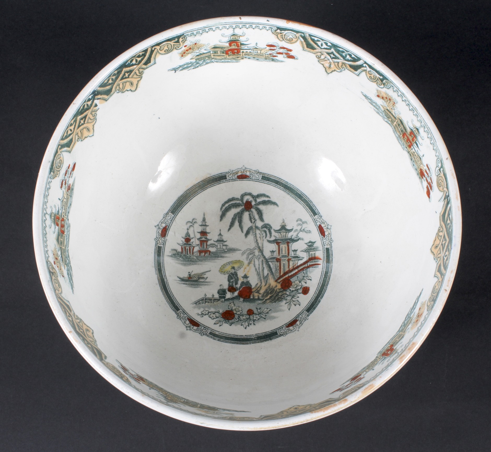 A turn of the century chinese pedestal bowl. - Image 3 of 4