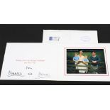 An HRH Charles Prince of Wales and Diana Princess of Wales signed 1988 Christmas Card.