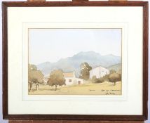 Paul WInby (20th/21st Century), Corsica, watercolour on paper.