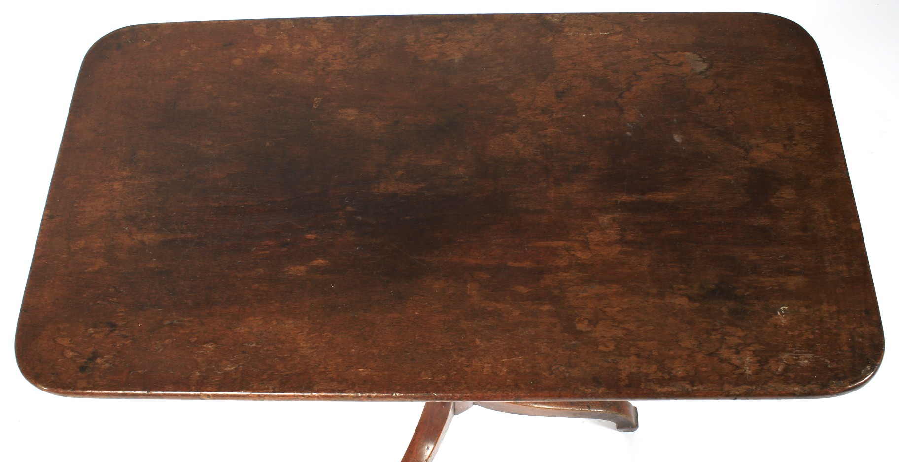 A 19th century mahogany tilt top side table. - Image 2 of 2