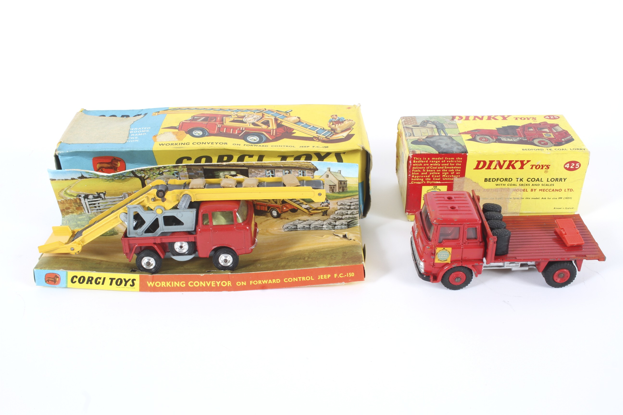 Two boxed Dinky toys No. 425 and a Corgi Conveyor No64.