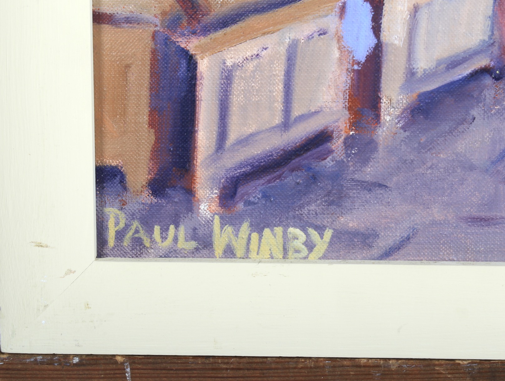 Paul Winby (20th/21st Century), Rue de la Scala, oil on canvas. - Image 2 of 3