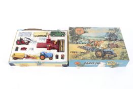 A boxed Corgi toys farming models, gift set no.