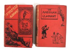Two volumes by Mark Twain. Comprising The Innocents Abroad and a copy of The American Claimant.