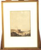 Attributed to Frederic Charles Winby (1875-1959), Mining Landscape. Watercolour on paper.