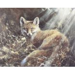 After Nick Cawston (1959-2006), a limited edition print of a fox.