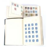 The old time world stamp collections contained in two album.