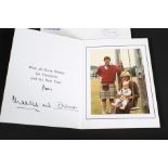 An HRH Charles Prince of Wales and Diana Princess of Wales signed 1983 Christmas Card.