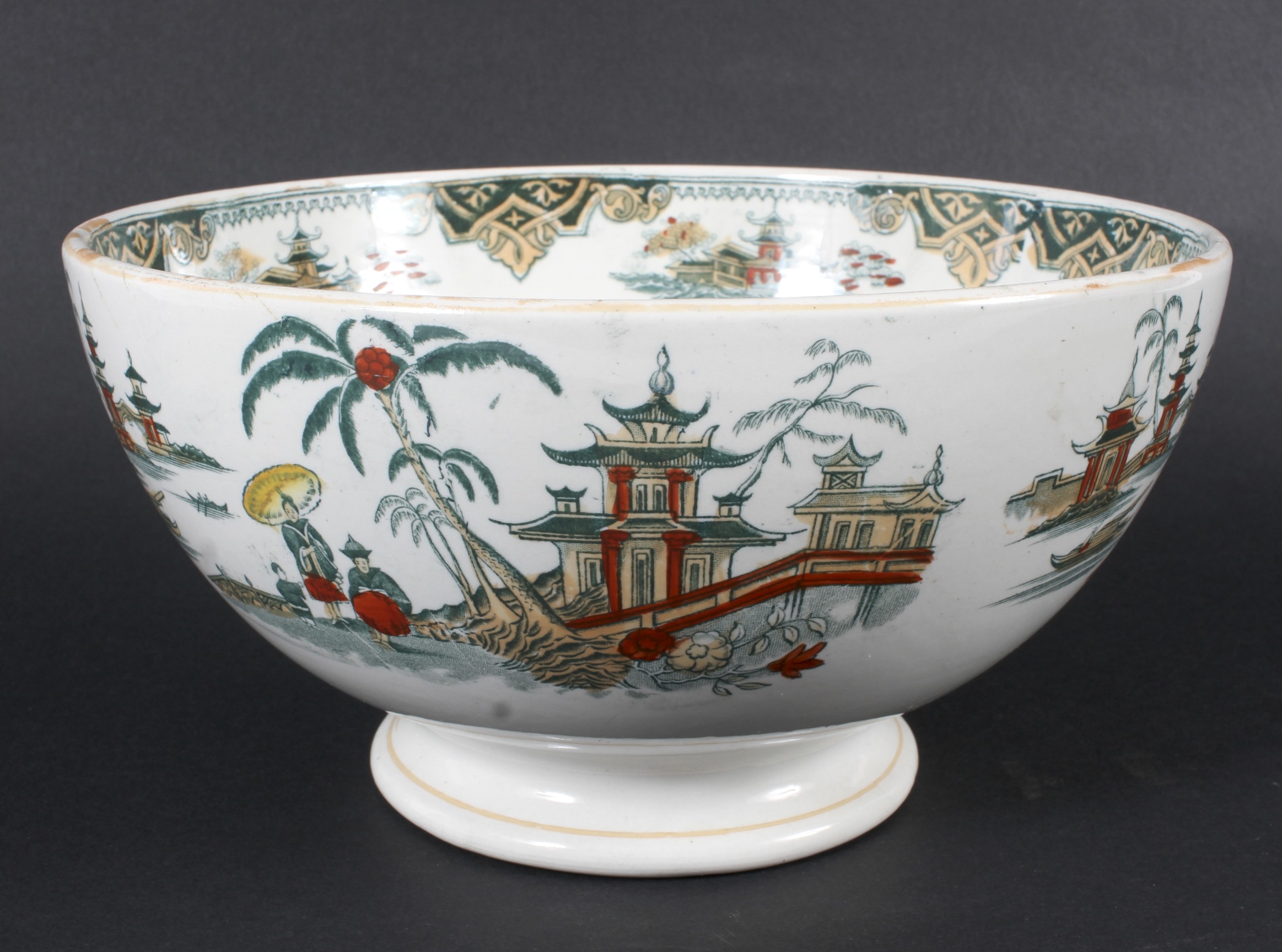 A turn of the century chinese pedestal bowl. - Image 2 of 4