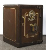 An early 20th century large John Tann's Reliance Safe.