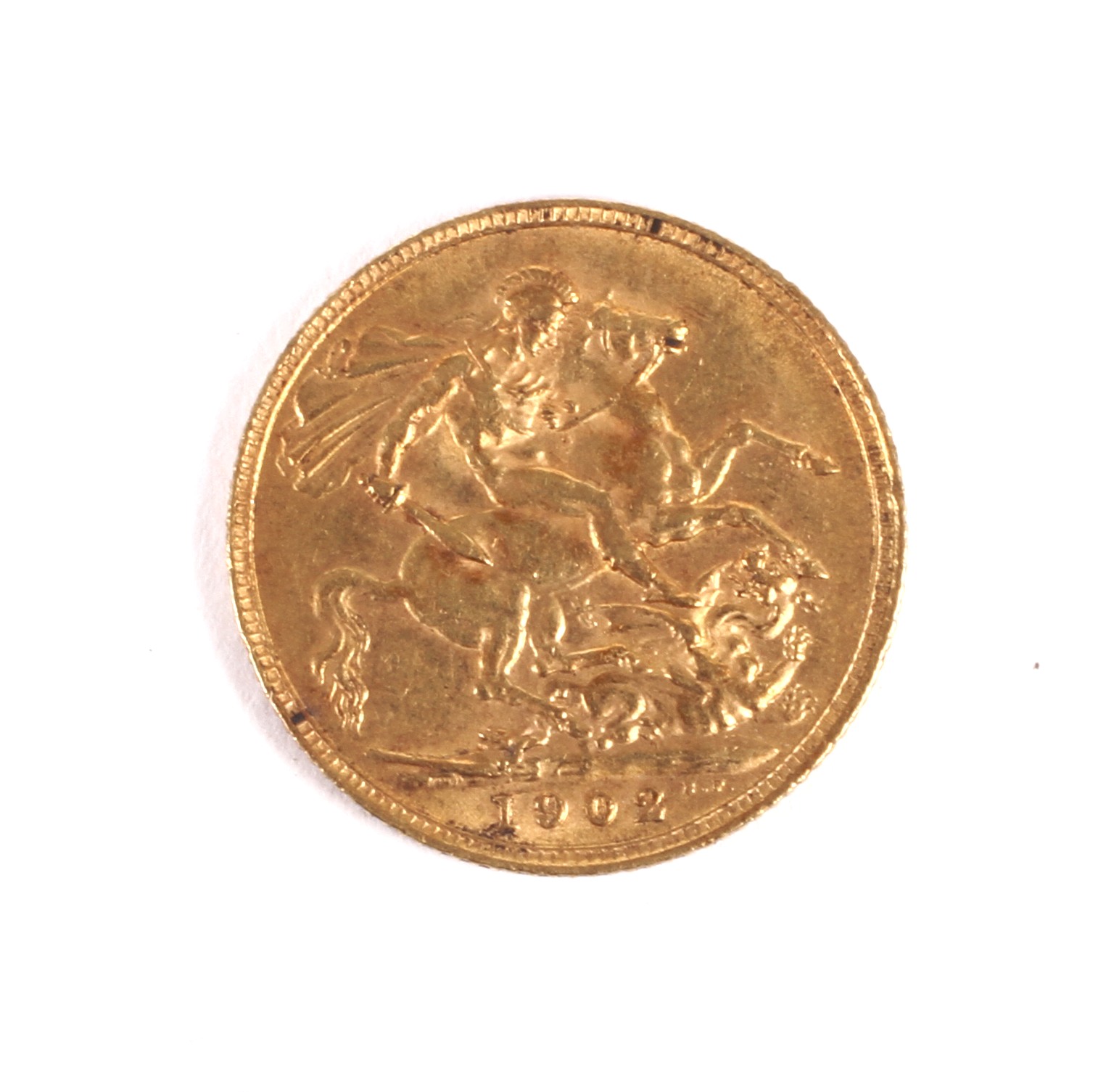 A 1902 gold sovereign coin. - Image 2 of 2