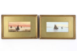 Harry N Dand (Early 20th Century), a pair of maritime watercolours.