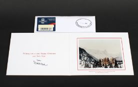 An HRH Charles Prince of Wales signed 1996 Christmas Card.