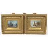 Late 19th Century, British School, two maritime gouaches on board.