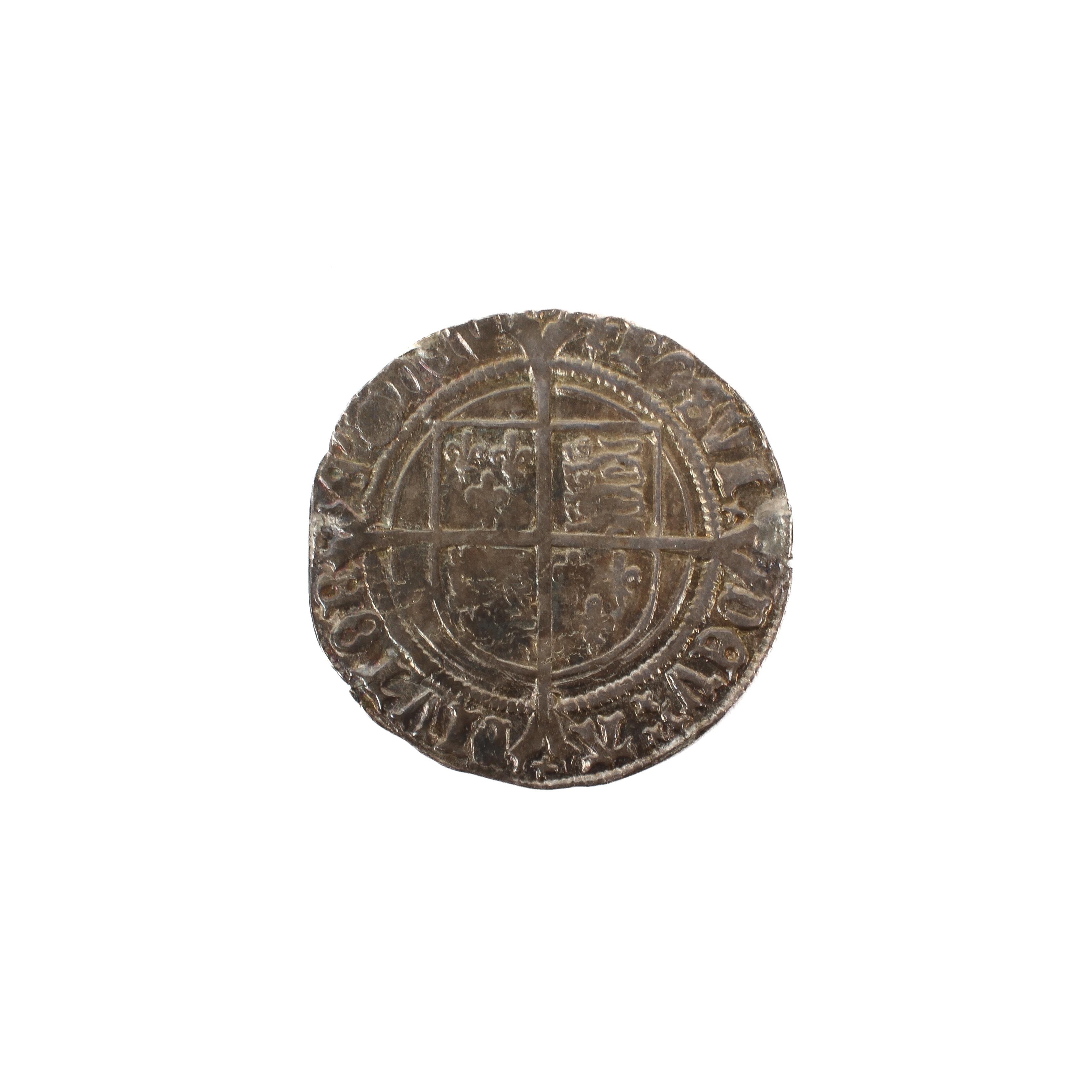 A Henry VIII groat coin. - Image 2 of 2