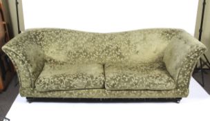 A Victorian style upholstered sofa.