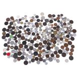 A quantity of world coins to include some silver.