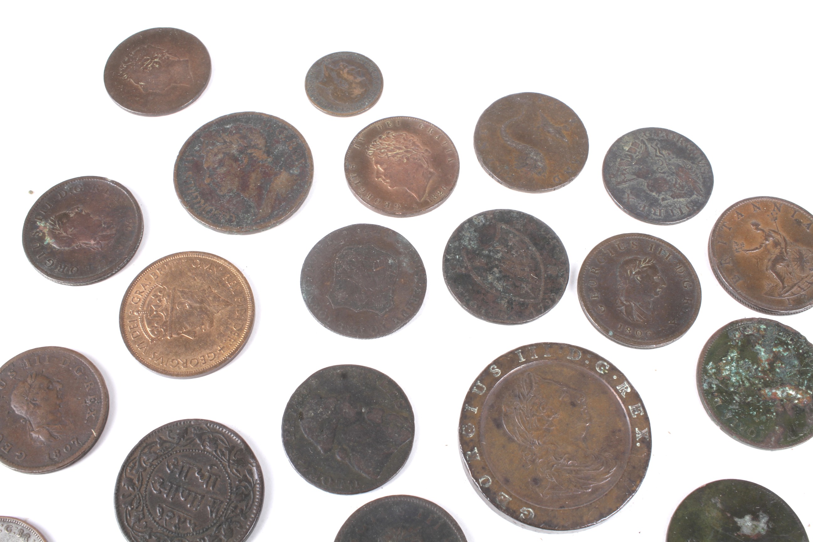 A quantity of copper and bronze coinage. - Image 2 of 5