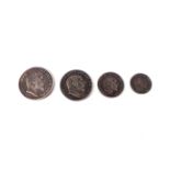 A 1907 Maundy set of coins.