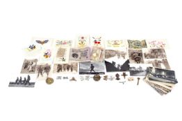 An assortment of militaria.