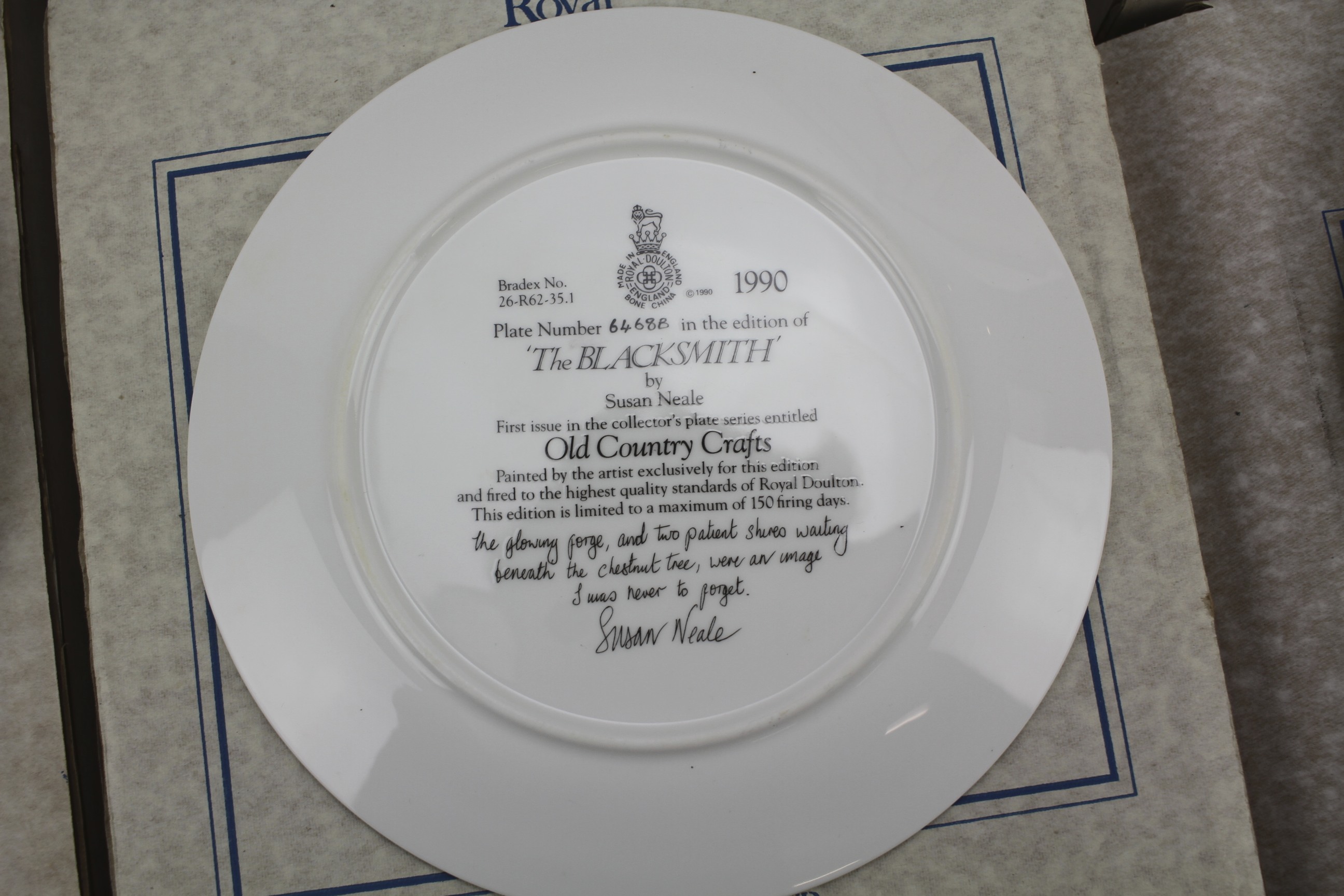 A collection of collector's plates from the Old Country Crafts range, boxed. - Image 2 of 2