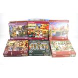 Eight assorted boxed Corner Piece jigsaw puzzles, various subjects.