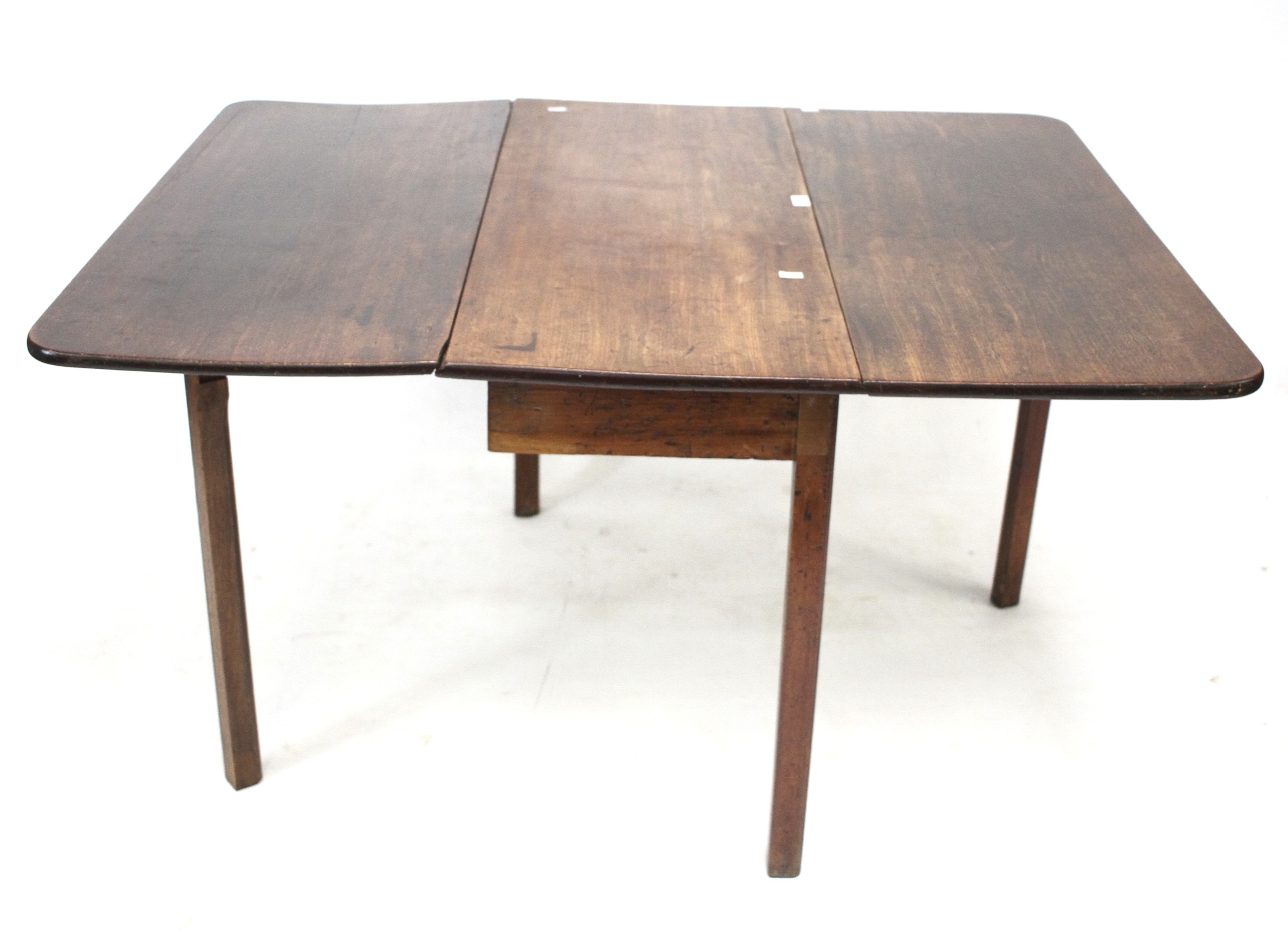 A Georgian mahogany drop leaf table. - Image 2 of 2