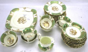 A Tuscan Plant pattern eight setting tea/sandwich set.