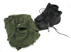 A pair of Army issue boots by Alico.