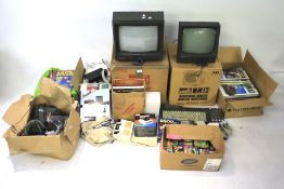 A large collection of Amstrad computer related items.