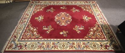A Melrose SHANSU pure worsted woolen room-size rug.