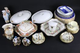 An assortment of mixed ceramics.