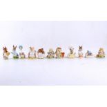 A collection of Beswick and Royal Albert Beatrix Potter figures.