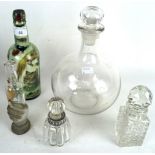 An assortment of glassware.