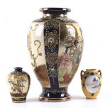 Three 20th century Japanese vases.